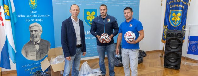 Investicija u budućnost sporta: Dodijeljena sportska oprema klubovima u Ličko-senjskoj županiji