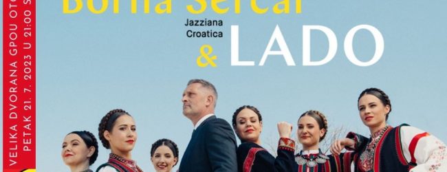Večeras koncert Borna Šercar’s Jazziana Croatica i Ansambla LADO