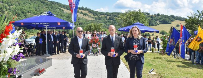 Komemoracijom na Ljubovu obilježena 28. obljetnica Oluje