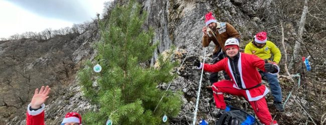 Članovi Annapurne okitili bor na penjalištu Velika Greda