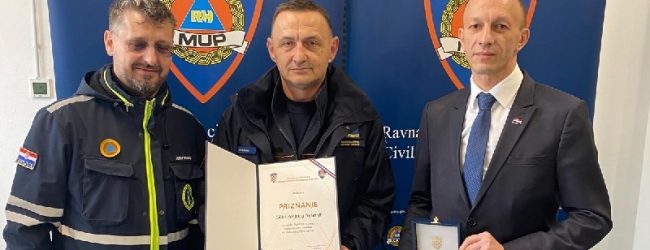 Ličko-senjskoj županiji dodijeljeno priznanje u području sustava civilne zaštite