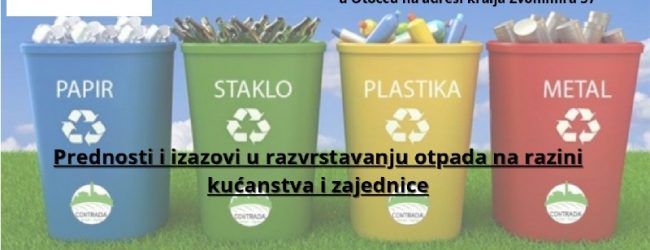 Edukativna radionica o razvrstavanju otpada