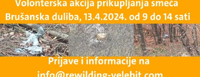 Pridruži se akciji prikupljanja otpada kod Brušana