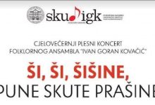 Plesni koncert folklornog ansambla SKUD-a „Ivan Goran Kovačić“