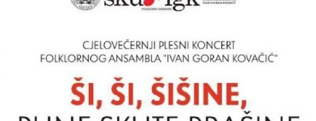 Plesni koncert folklornog ansambla SKUD-a „Ivan Goran Kovačić“