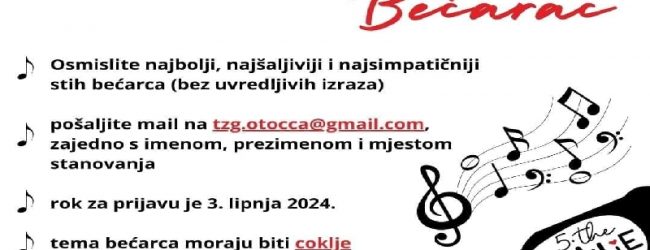 Još sutra traju prijave za „naj bećarac“