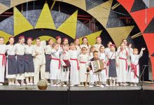 Otočke Čerišnice sudjelovale na  21. Festivalu dječjeg folklora Hrvatske u Vinkovcima