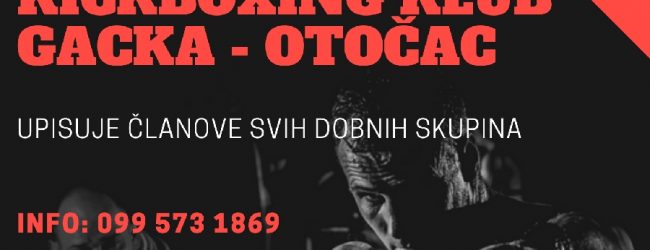 Kickboxing klub Gacka Otočac – Prvi kickboxing klub u Otočcu otvara svoja vrata!