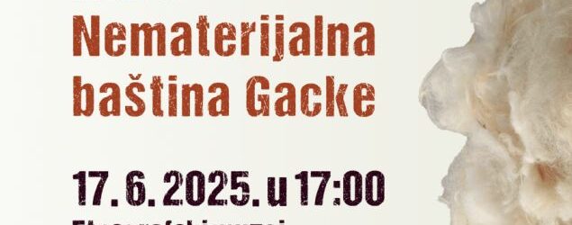 Predstavljanje knjige „Nematerijalna baština Gacke“ u Etnografskom muzeju