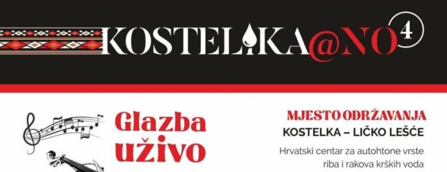 U srijedu 4. etno festival  kostel(i)ka@NO4
