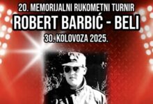 U Otočcu 20. memorijalni rukometni turnir Robert Barbić Beli