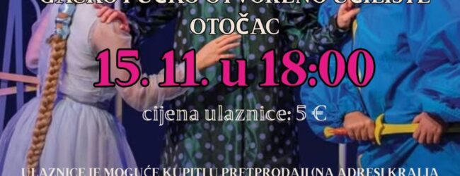U Otočcu dvije predstave za „Noć kazališta“