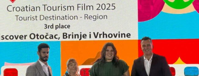 Treća nagrada Zagreb Tourfilm festivala za promotivni film “Discover Otočac, Brinje i Vrhovine“