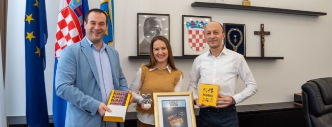 Župan Petry primio Nikolinu Perša povodom pobjede u projektu Startaj Hrvatska