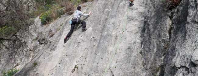 Članovi Annapurne na dvodnevnom penjanju na Napoleonici iznad Trsta