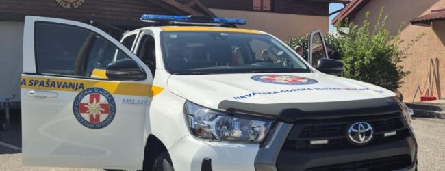 Novo vozilo za HGSS Gospić uz potporu Županije