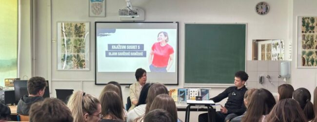 Književni susret s Oljom Savičević Ivančević u sklopu projekta „Inkubator znanja“