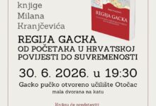 Predstavljanje knjige „Regija Gacka,od početaka u hrvatskoj povijesti do suvremenosti“