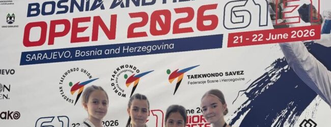 Četiri natjecateljice TKD kluba Otočac nastupile na prestižnom turniru u Sarajevu