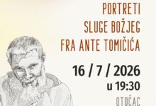 Izložba „Portreti Sluge Božjeg fra Ante Tomičića“ u Gackom pučkom otvorenom učilištu Otočac