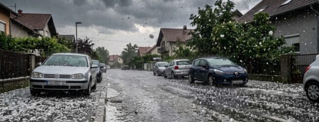 Proglašena prirodna nepogoda zbog tuče na području Općine Brinje