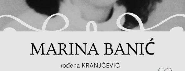 Otočac obilježava 35. godišnjicu pogibije Marine Banić, prve civilne žrtve Domovinskog rata