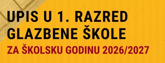 U GPOU počeli upisi u 1. razred glazbene škole za tamburu i glasovir