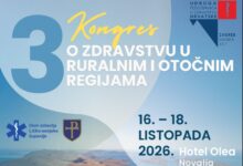 Od 16. do 18. listopada u Novalji se održava 3. Kongres o zdravstvu u ruralnim i otočnim regijama